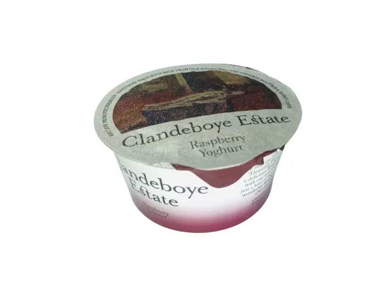 Clandeboye estate raspberry yoghurt